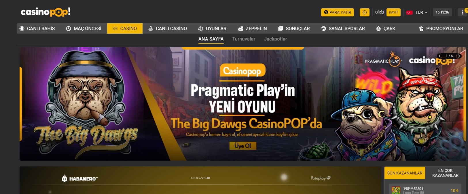Casinopop Şikayet