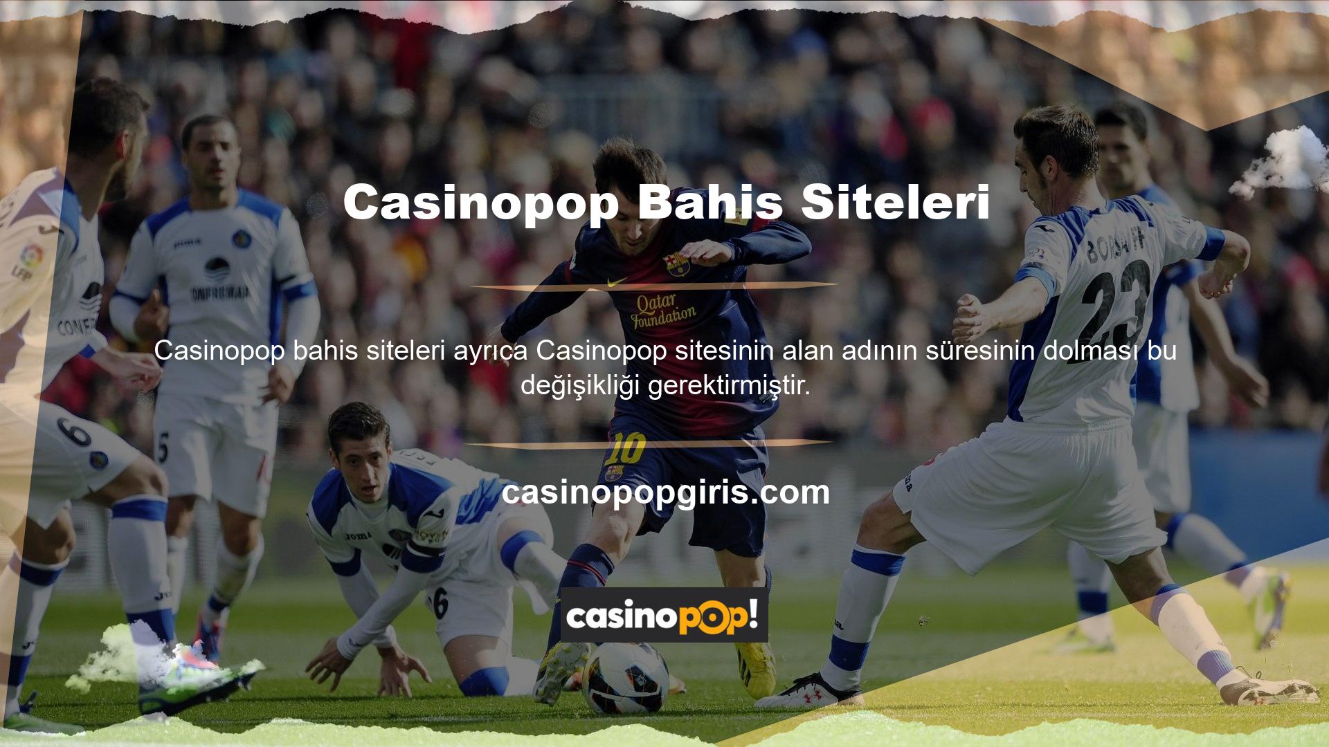 Bazı sitelerin güvenlik açıklarını giderme amacı Casinopop site adresinin değiştirilmesine neden olabilir Yeni yatırımcıların Türkiye’deki Casinopop adresini kullanarak bahis hesabı açmaları oldukça kolaydır