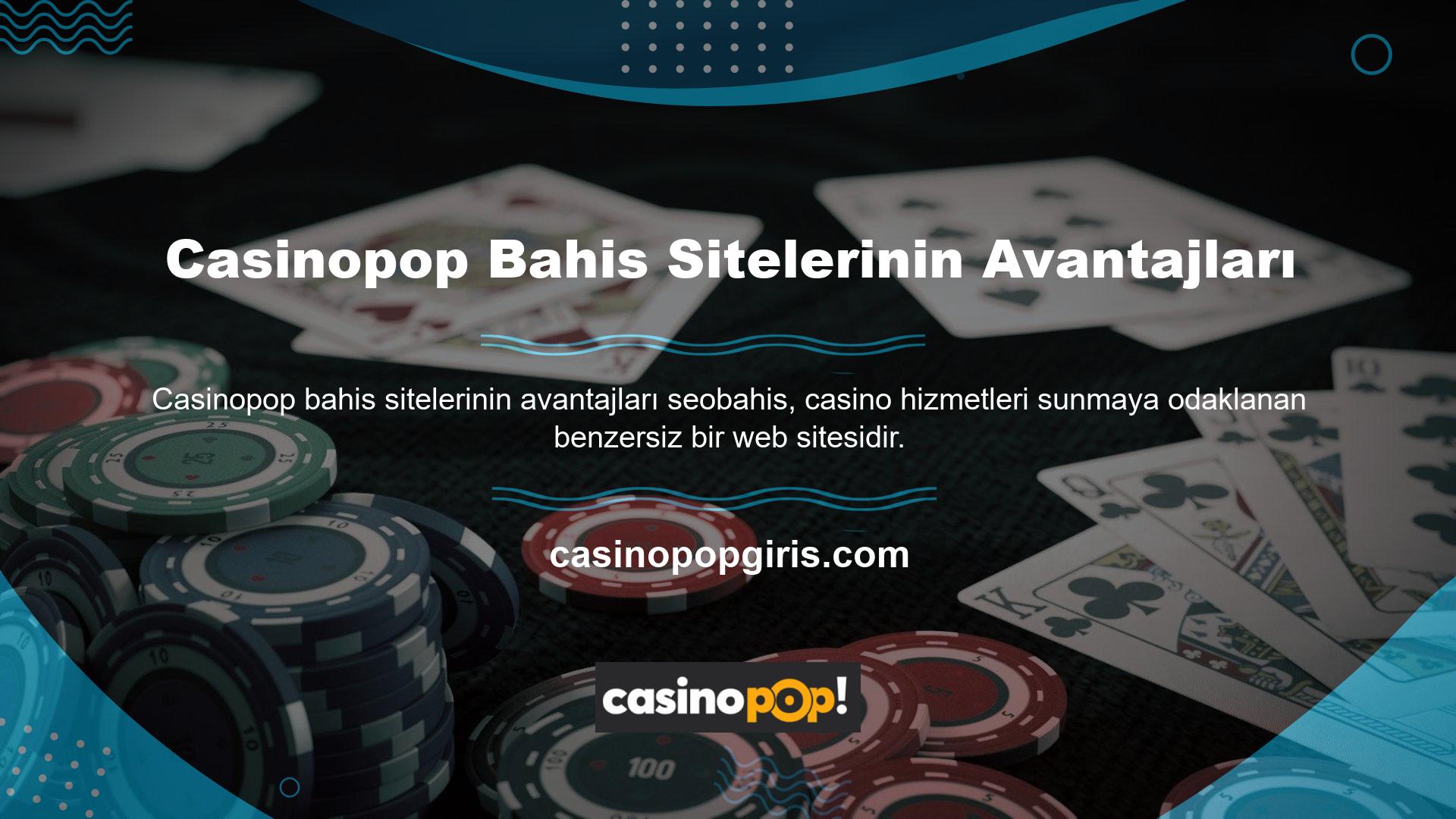 Aslında web sitesi çok çeşitli canlı casinolar sunmaktadır