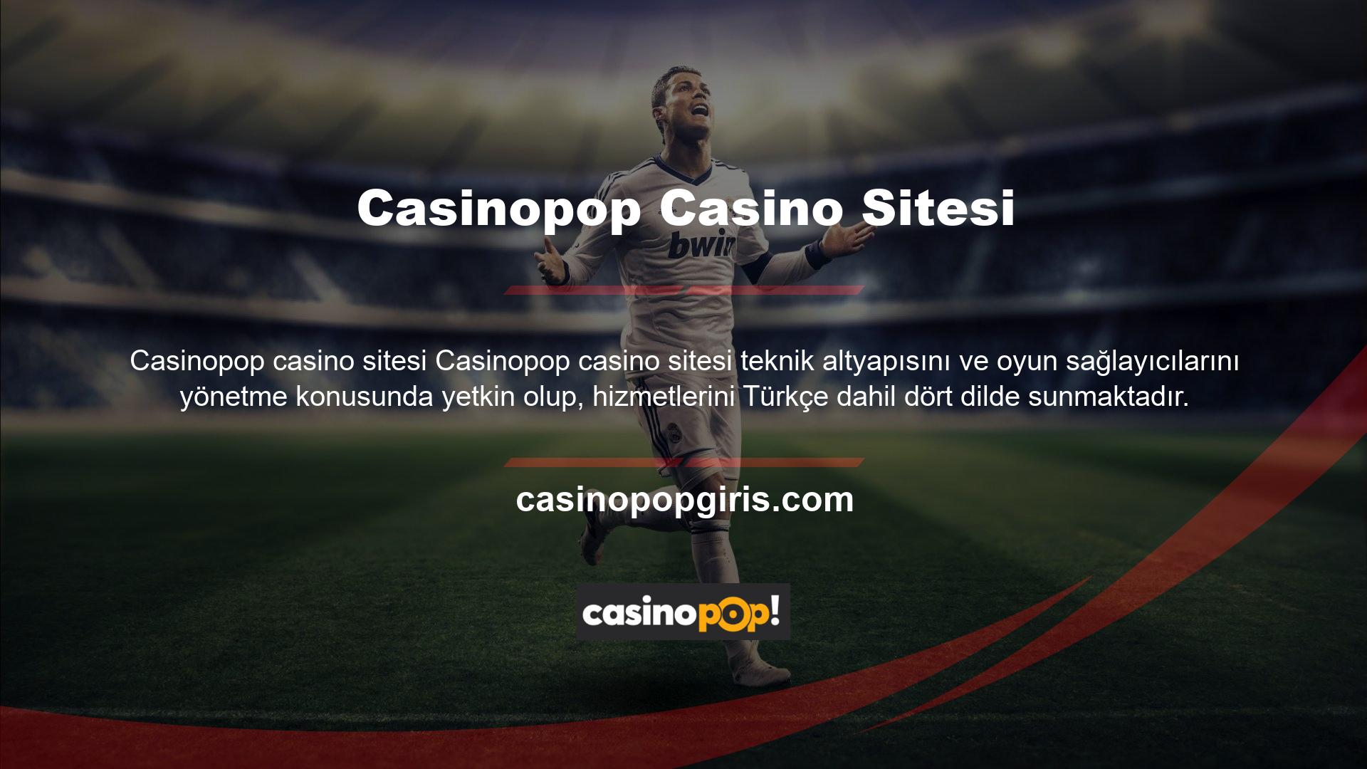 Casinopop herhangi bir iletişim bilgisi veya mobil uygulama sağlamaz