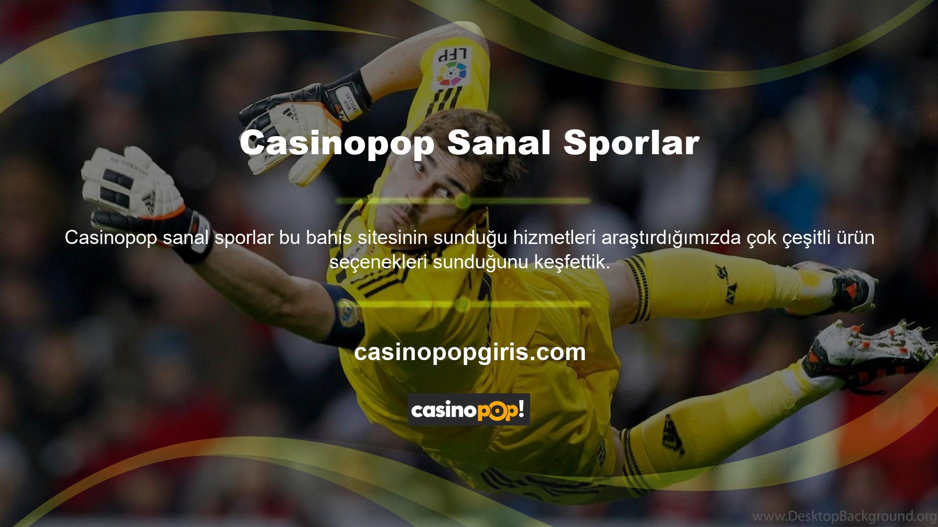 Ayrıca Casinopop online hizmetlerinden para kazanmak için öncelikle bahis şirketinin güncel giriş adresini almanız gerekmektedir